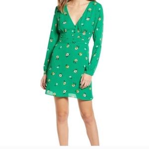 Green socialite dress